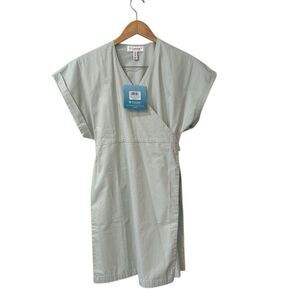 Coolibar Dress Womens Size M Wrap Sunny Isles Short Sleeve UPF Casual